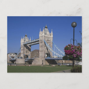 Tower Bridge, River Thames, London, England Postcard
