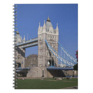 Tower Bridge, River Thames, London, England Spiral Notebook