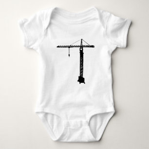 tower crane grue baby bodysuit