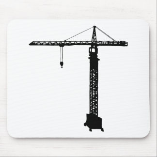 tower crane grue mouse pad