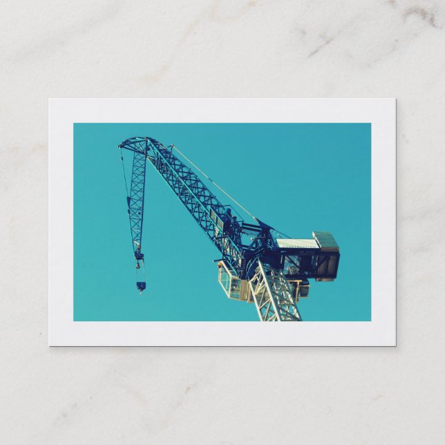 Tower Crane v2 (Bordered) Business Card (Front)