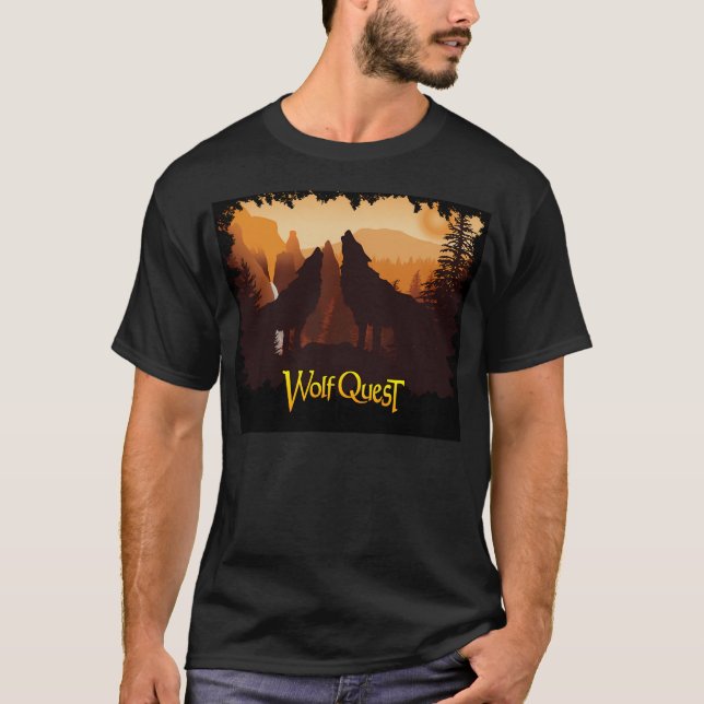 Tower Fall Howl - Wolfquest Dream T-Shirt (Front)