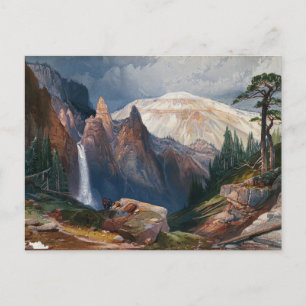Tower Falls and Sulpher Mountain, Yellowstone Postcard