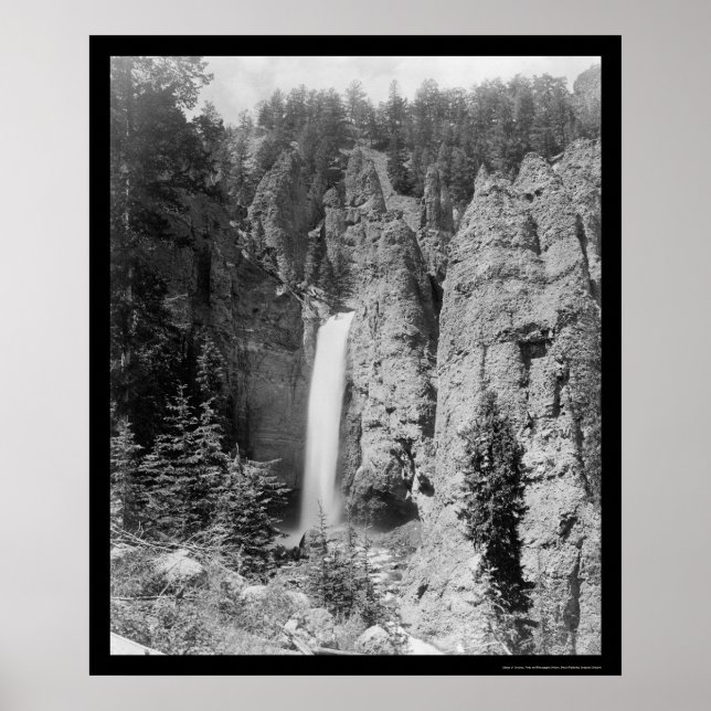 Tower Falls Yellowstone 1899 Poster (Front)
