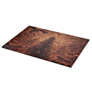 Tower Fire Cutting Board
