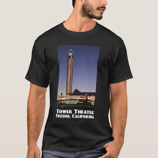 Tower, Fresno Dark T-Shirt (Front)