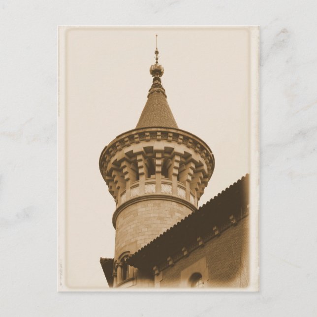 Tower in Barcelona, Spain Postcard (Front)
