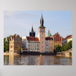 Tower in Prague Poster