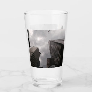 Tower in the city. glass