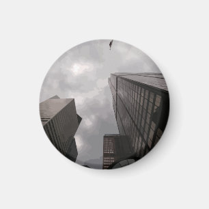 Tower in the city. magnet