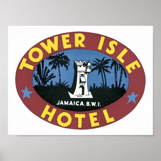 Tower Isle Hotel, Jamaice BWI Poster (Front)