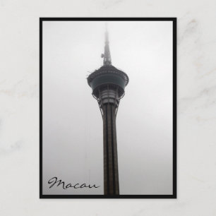 tower macau postcard