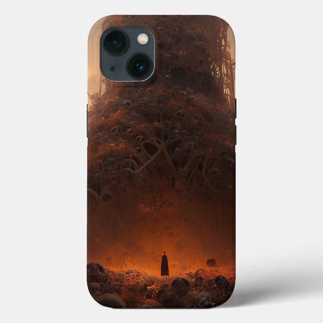 Tower Made Of Bones Dark Fantasy Art Case-Mate iPhone Case (Back)