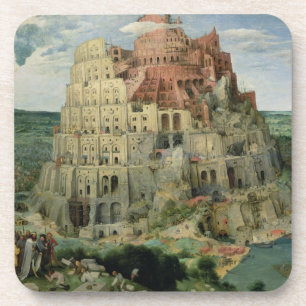 Tower of Babel, 1563 (oil on panel) Coaster