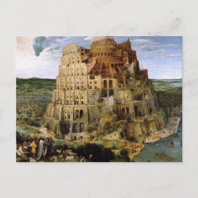 Tower of Babel - 1563 Postcard (Front)