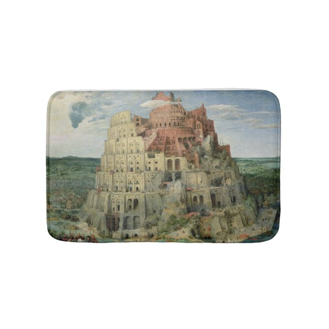 Tower of Babel Bath Mat (Front)