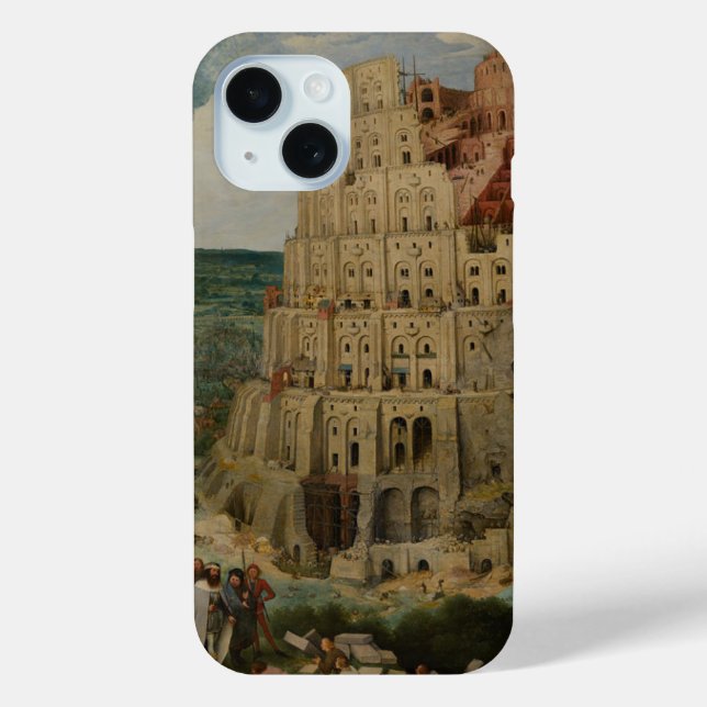 Tower of Babel by Peter Bruegel the Elder Case-Mate iPhone Case (Back)