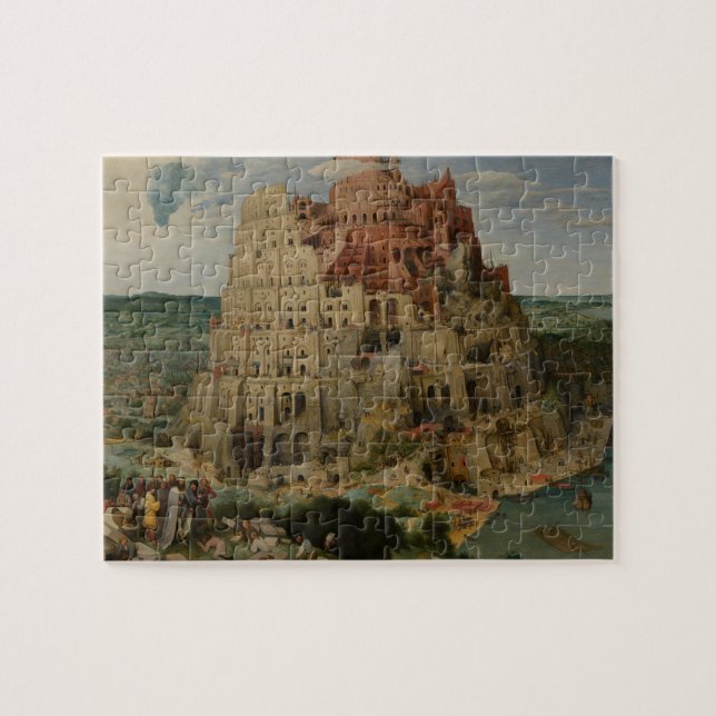 Tower of Babel by Peter Bruegel the Elder Jigsaw Puzzle (Horizontal)
