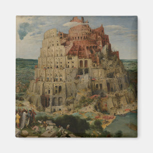 Tower of Babel by Peter Bruegel the Elder Magnet