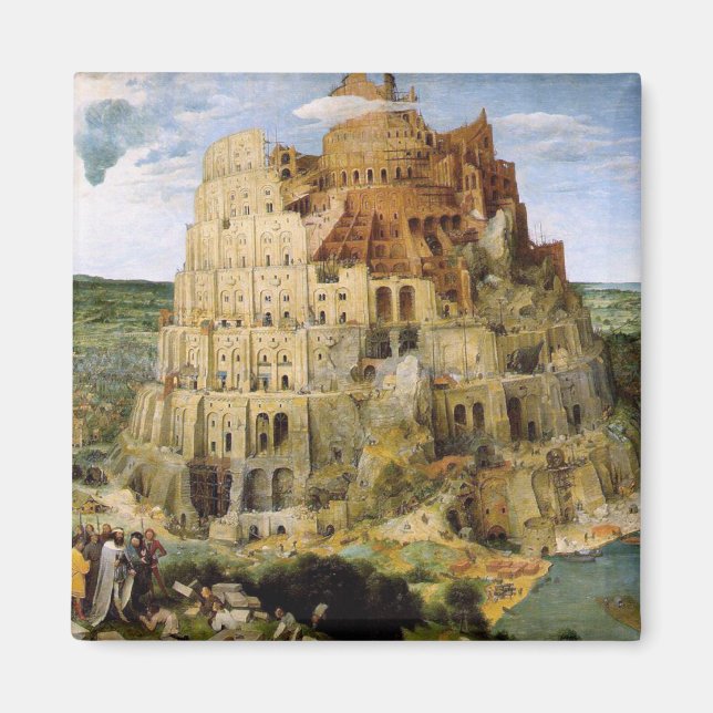 Tower of Babel - Peter Bruegel Magnet (Front)