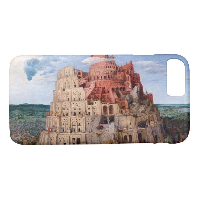 Tower of Babel, Pieter Bruegel the Elder, 1563 Case-Mate iPhone Case (Back (Horizontal))