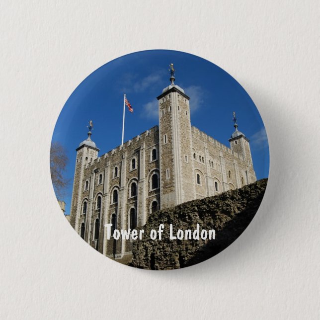 Tower of London 6 Cm Round Badge (Front)
