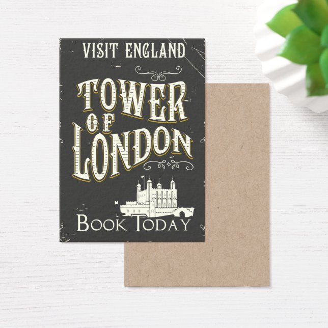 Tower of london England vintage poster (Desk)