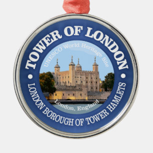 Tower of London Metal Tree Decoration