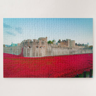 Tower of London November Poppies Jigsaw Puzzle