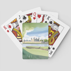 Tower of London UK Watercolor Landscape Playing Cards