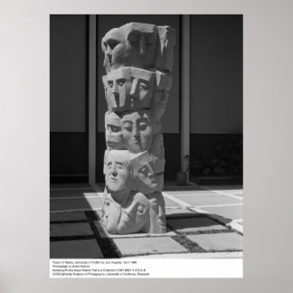 Tower of Masks, UCLA, 1966 Poster