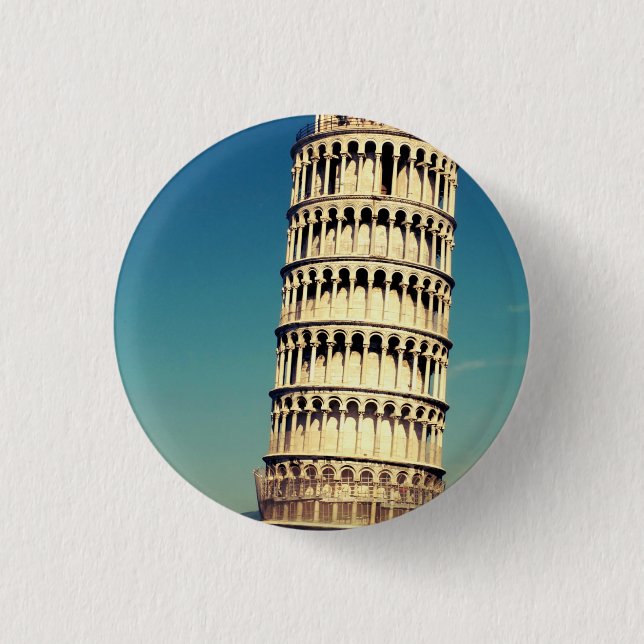 Tower of Pisa 3 Cm Round Badge (Front)