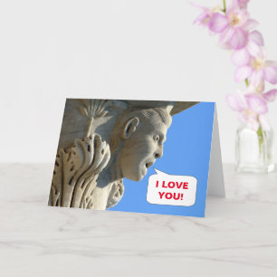 Tower of Pisa column detail, Italy - card