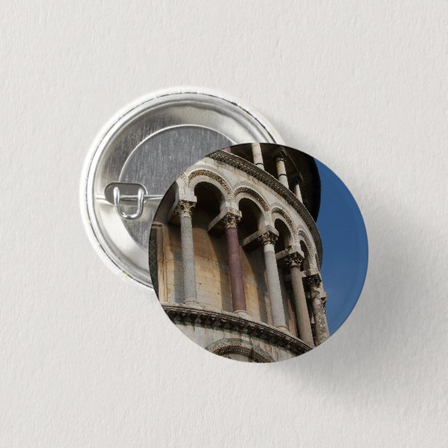 Tower of Pisa, Italy 3 Cm Round Badge (Front & Back)