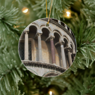 Tower of Pisa, Italy Ceramic Tree Decoration