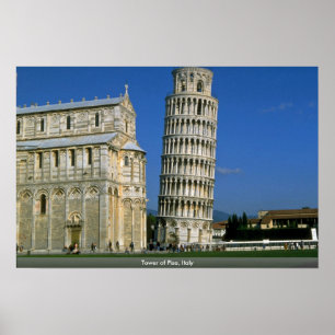 Tower of Pisa, Italy Poster