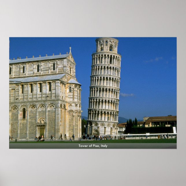 Tower of Pisa, Italy Poster (Front)