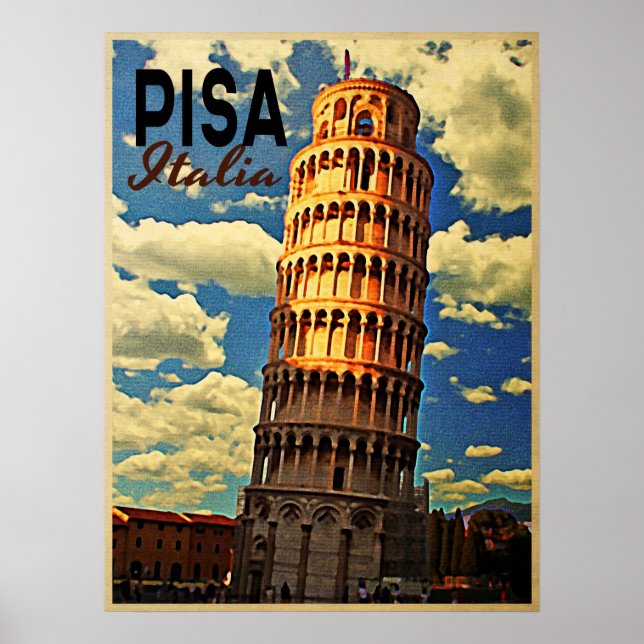 Tower Of Pisa ltaly Poster (Front)