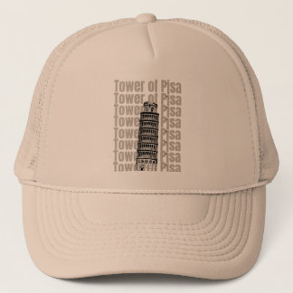 Tower Of Pisa Trucker Hat