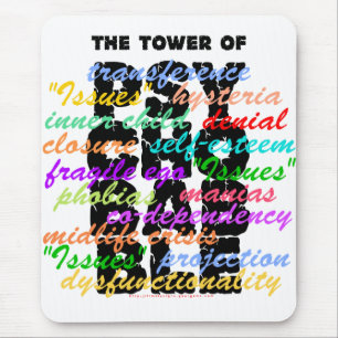 Tower of Psychobabble Mouse Pad
