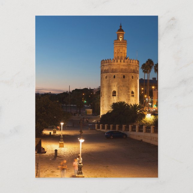 Tower of the gold postcard (Front)