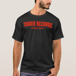 Tower Record Retro Sunset BLVD Vintage Music Holly T-Shirt