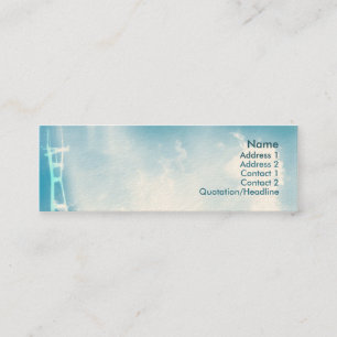 Tower - Skinny Mini Business Card