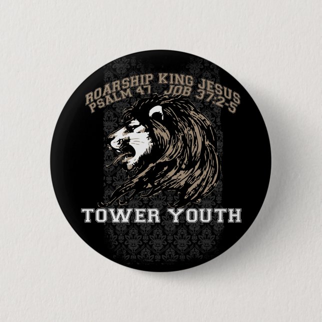 Tower Youth Roarship Button (Front)