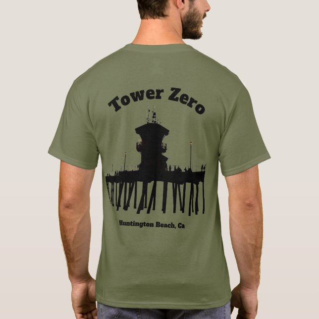 Tower Zero Silhouette  T-Shirt (Back)