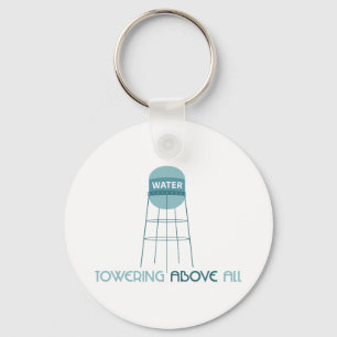 Towering Above All Key Ring