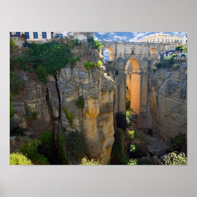 Towering Bridge- Ronda- The Real Spain Poster (Front)