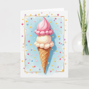 Towering Dessert Birthday Card