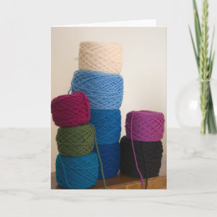 Towering Yarn Cakes Card