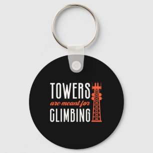 Towers Meant For Climbing Telecommunication Tower Key Ring